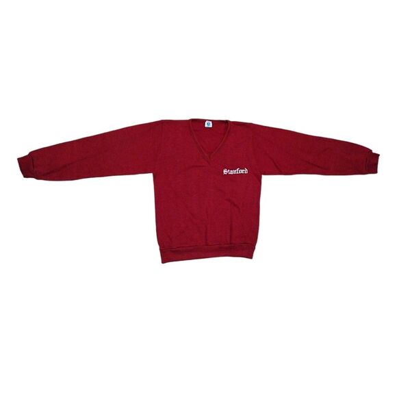 Vintage 'Artex' Stanford University Sweater, Size Small, Burgundy - Picture 2 of 6